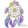 Floral Dream Catchers Machine Embroidery Design Bundle-5