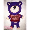 Love Teddy Bear-1 Applique Design- 1