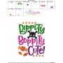 Bippity Bopppity Cute Halloween Lettering Embroidery Design Pattern-3