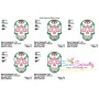 Sugar Skull-1 Halloween Embroidery Design Pattern-2