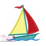 Sail Boat-2 Applique Design Pattern-3