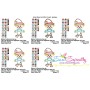 Cute Fall Scarecrow Applique Design Pattern-2