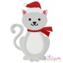 Christmas Cat Embroidery Design Pattern-2