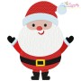 Simple Santa Embroidery Design Pattern-3
