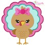 Girl Turkey Embroidery Design Pattern-3