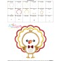 Boy Turkey Applique Design Pattern-3