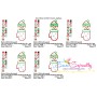Elf Stocking Peeker Applique Design Pattern-2