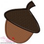 Acorn Embroidery Design Pattern-1