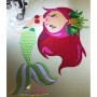 Christmas Mermaid-4 Embroidery Design Pattern-2