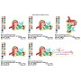 Christmas Mermaid-1 Embroidery Design Pattern-2
