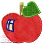 Apple House Applique Design Pattern-1