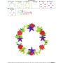 Christmas Ocean Wreath Embroidery Design Pattern-3