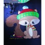 Woodland Christmas Squirrel Embroidery Design Pattern-2