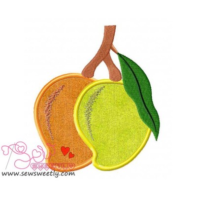 Mangoes Applique Design Pattern-1
