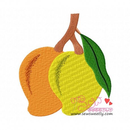 Mangoes Embroidery Design Pattern-1