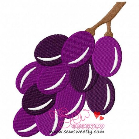 Grapes Embroidery Design Pattern-1