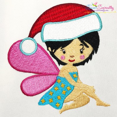 Christmas Fairy-2 Embroidery Design Pattern-1