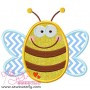 Bee-1 Applique Design Pattern-1