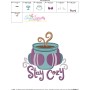 Stay Cozy Coffee Cup Embroidery Design Pattern-3