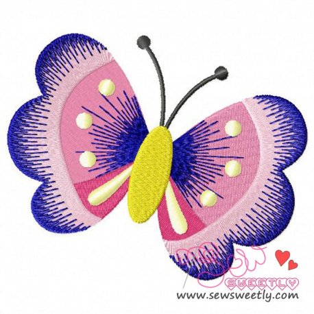 Butterfly-2 Embroidery Design Pattern-1