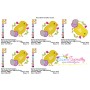 Easter Chick With Eggs Embroidery Design Pattern-2