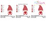 Gnome Valentine Love Ornament ITH Embroidery Design Pattern-2