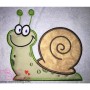 Smiling Snail Applique Design Pattern-1