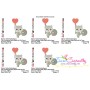 Valentine Baby Squirrel Heart Embroidery Design Pattern-2