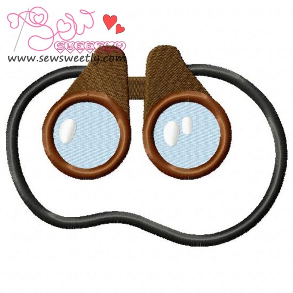 Binocular-1 Embroidery Design Pattern-1