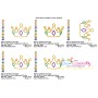 Golden Crown Applique Design Pattern-2