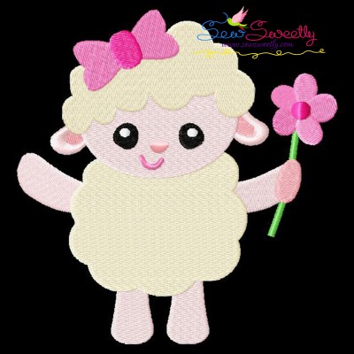 Easter Lamb Embroidery Design Pattern-1