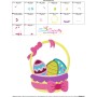 Easter Eggs Basket-2 Embroidery Design Pattern-3