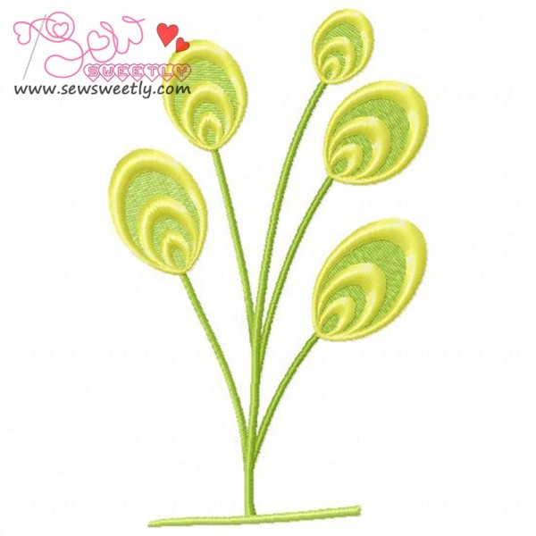 Retro Tree-5 Embroidery Design Pattern-1