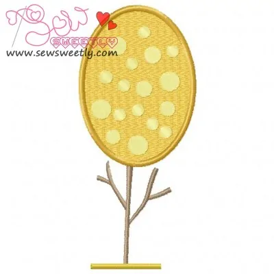 Retro Tree-3 Embroidery Design Pattern-1