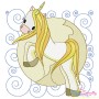 Golden Unicorn Blocks Embroidery Design Bundle-9