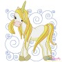 Golden Unicorn Blocks Embroidery Design Bundle-10
