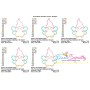 Spring Gnome Fairy Applique Design Pattern-2