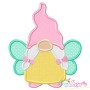 Spring Gnome Fairy Applique Design Pattern-1