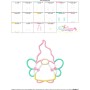 Spring Gnome Fairy Applique Design Pattern-3