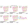 Bloom With Grace Spring Lettering Embroidery Design Pattern-2