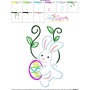 Bunny Carrying Easter Egg-01 Embroidery Design Pattern-3