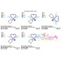 Stethoscope Wings Medical Embroidery Design Pattern-2