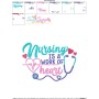 Nursing Is a Work of Heart Lettering Embroidery Design Pattern-3