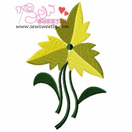 Floral Art-2 Embroidery Design Pattern-1