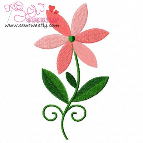 Floral Art-3 Embroidery Design Pattern-1