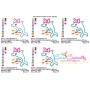 Cute Dolphin Bow Applique Design Pattern-2