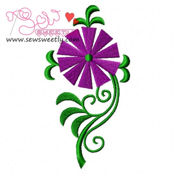 Floral Art-4 Embroidery Design Pattern-1