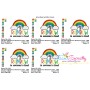 Be a Rainbow In Someone's Cloud Embroidery Design Pattern-2