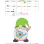 Spring Gnome Watering Can Embroidery Design Pattern-3