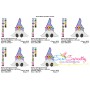 Gnome Spring Flowers Embroidery Design Pattern-2